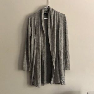 Long grey cardigan